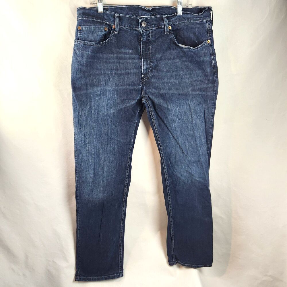 Levi's 559 Jeans Mens 36x30 Blue Dark Wash Denim Relaxed Straight Casual Skater